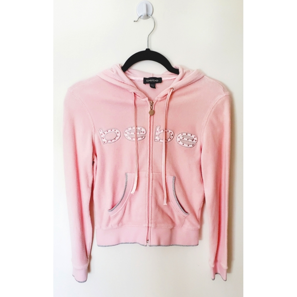 💋 Bebe Baby Pink y2k Jacket 💋